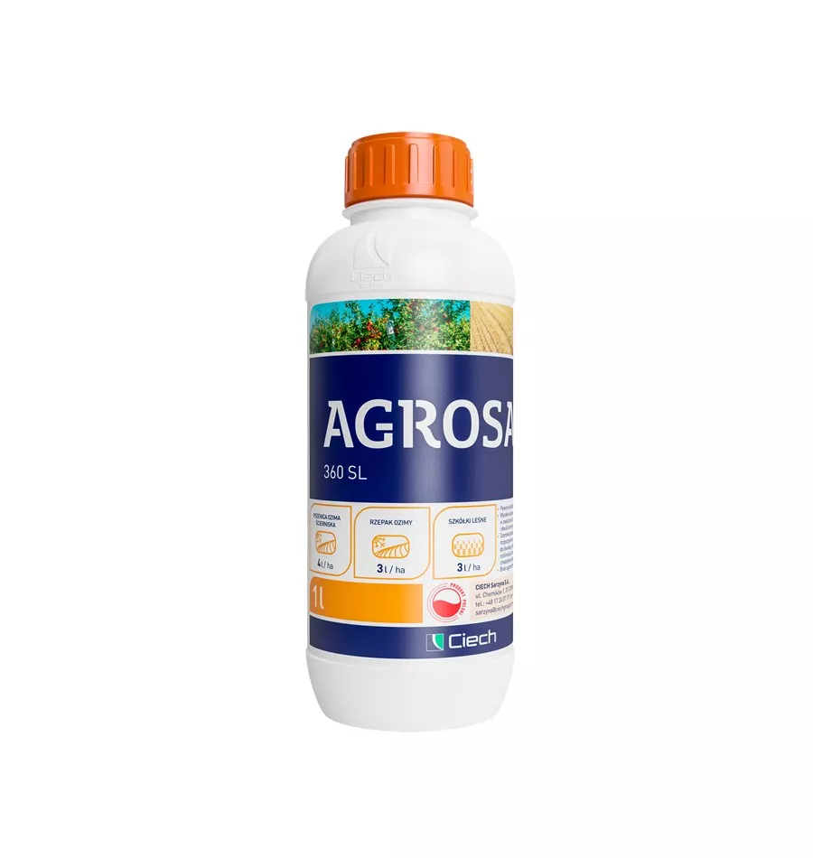 AGROSAR 360sl  1L GLIFOSAT HERBICYD TOTALNY