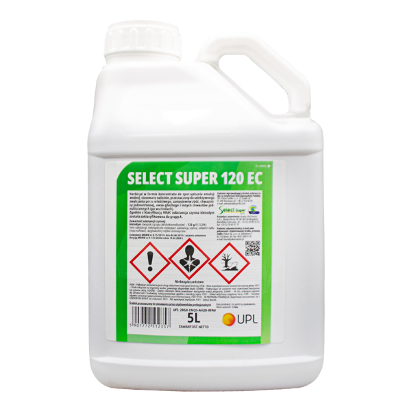 SELECT SUPER 120EC 5L UPL CHWASTY JEDNOLIŚCIENNE, , BOBIK, PERZ, OWIES GŁUCHY