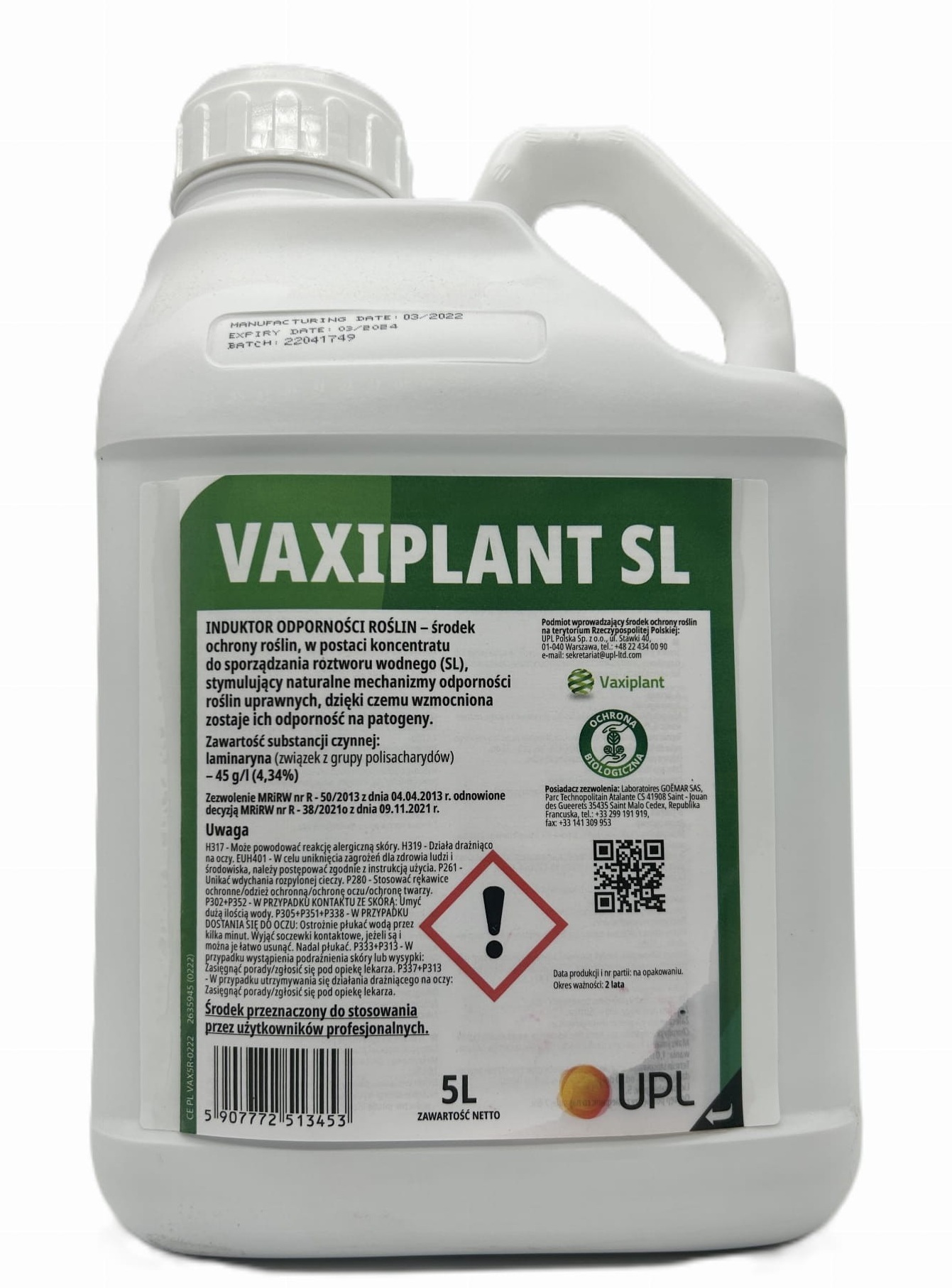 Vaxiplant SL 5L