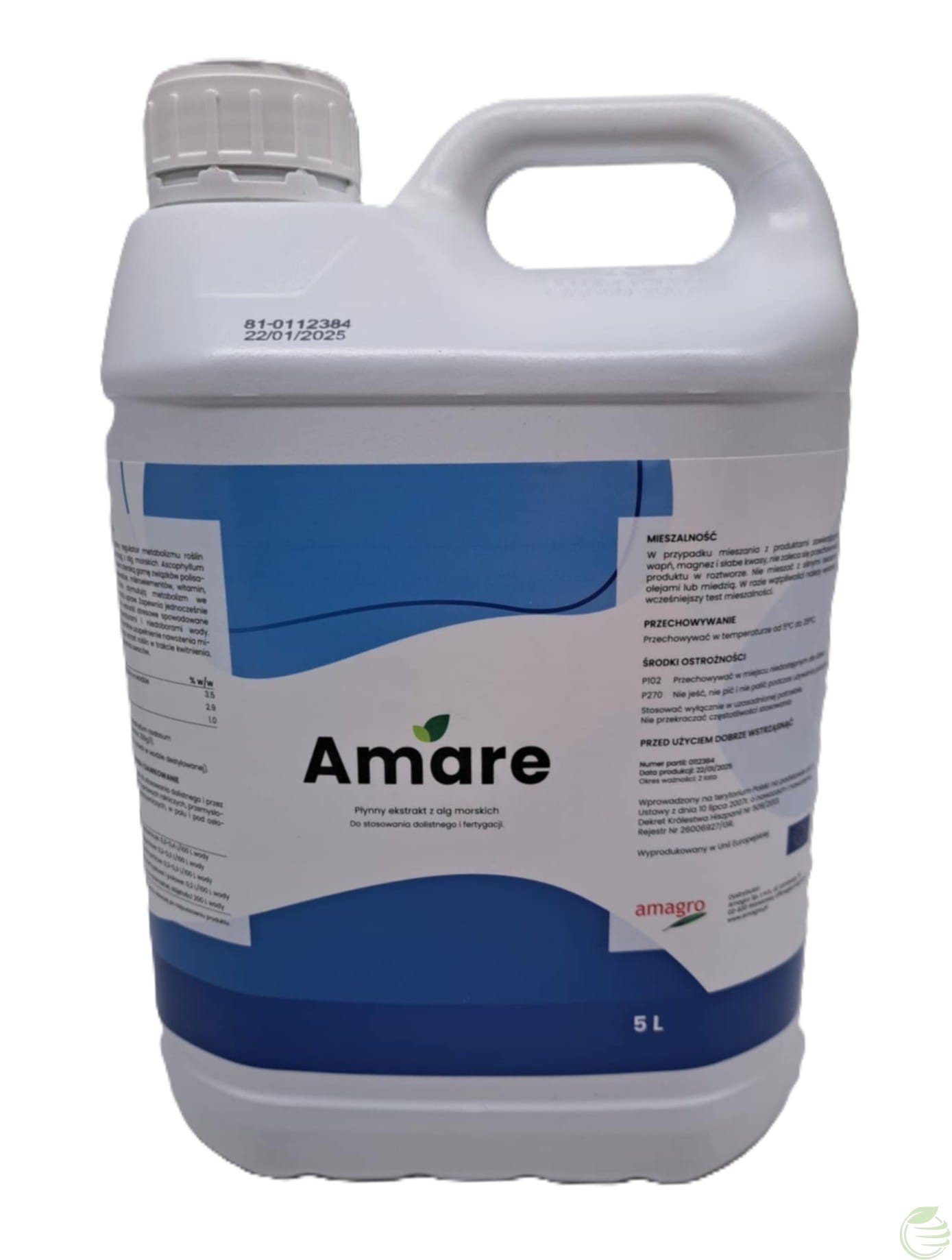 AMARE 5L NA PRZYMROZKI ALGI